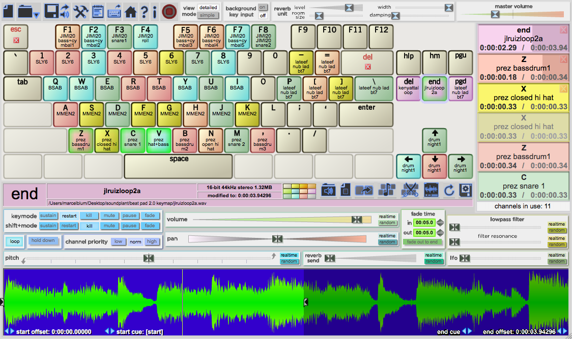 Soundplant: computer keyboard sample triggering for Windows & Mac