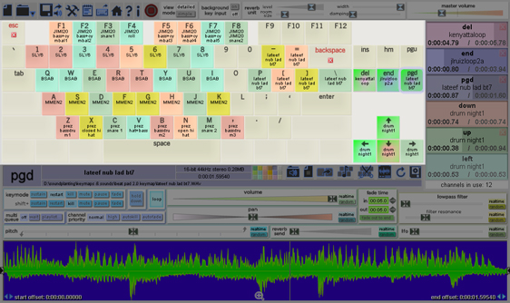 Soundplant: computer keyboard sample triggering for Windows & Mac